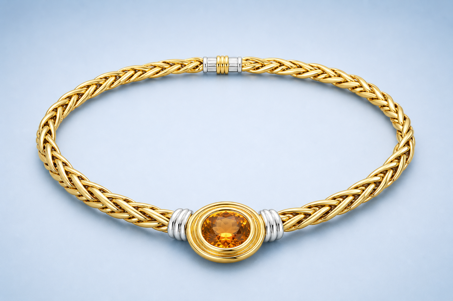 OA GROSSO C/ CITRINO OVAL 18.36CTS